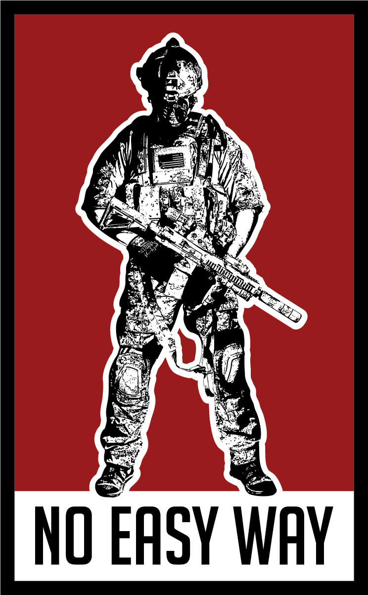 NO EASY WAY Bissonnette Sticker