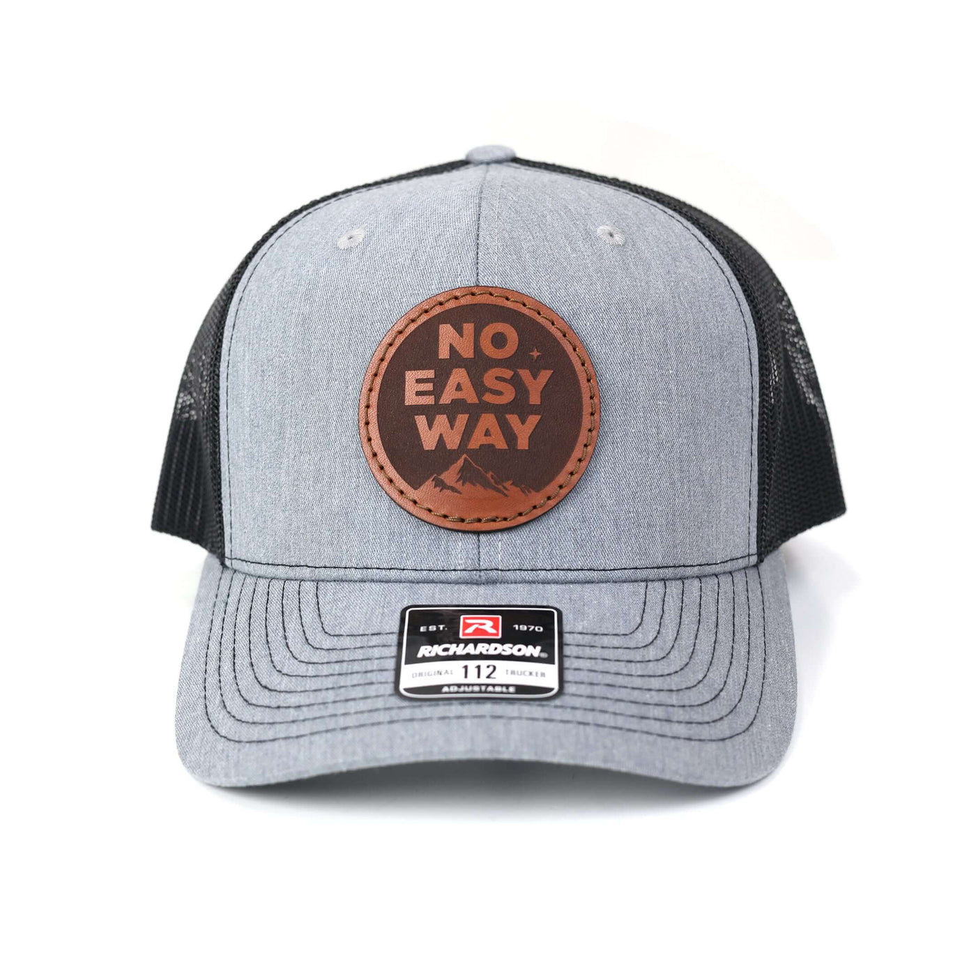 No Easy Way Leather Trucker Hat