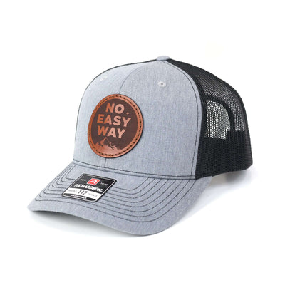 No Easy Way Leather Trucker Hat
