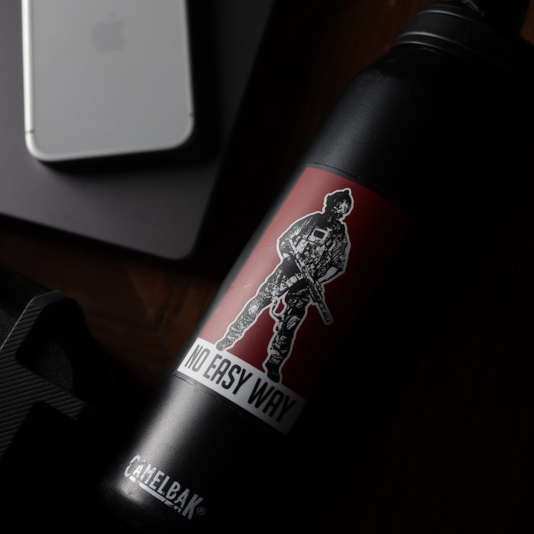 NO EASY WAY Bissonnette Sticker