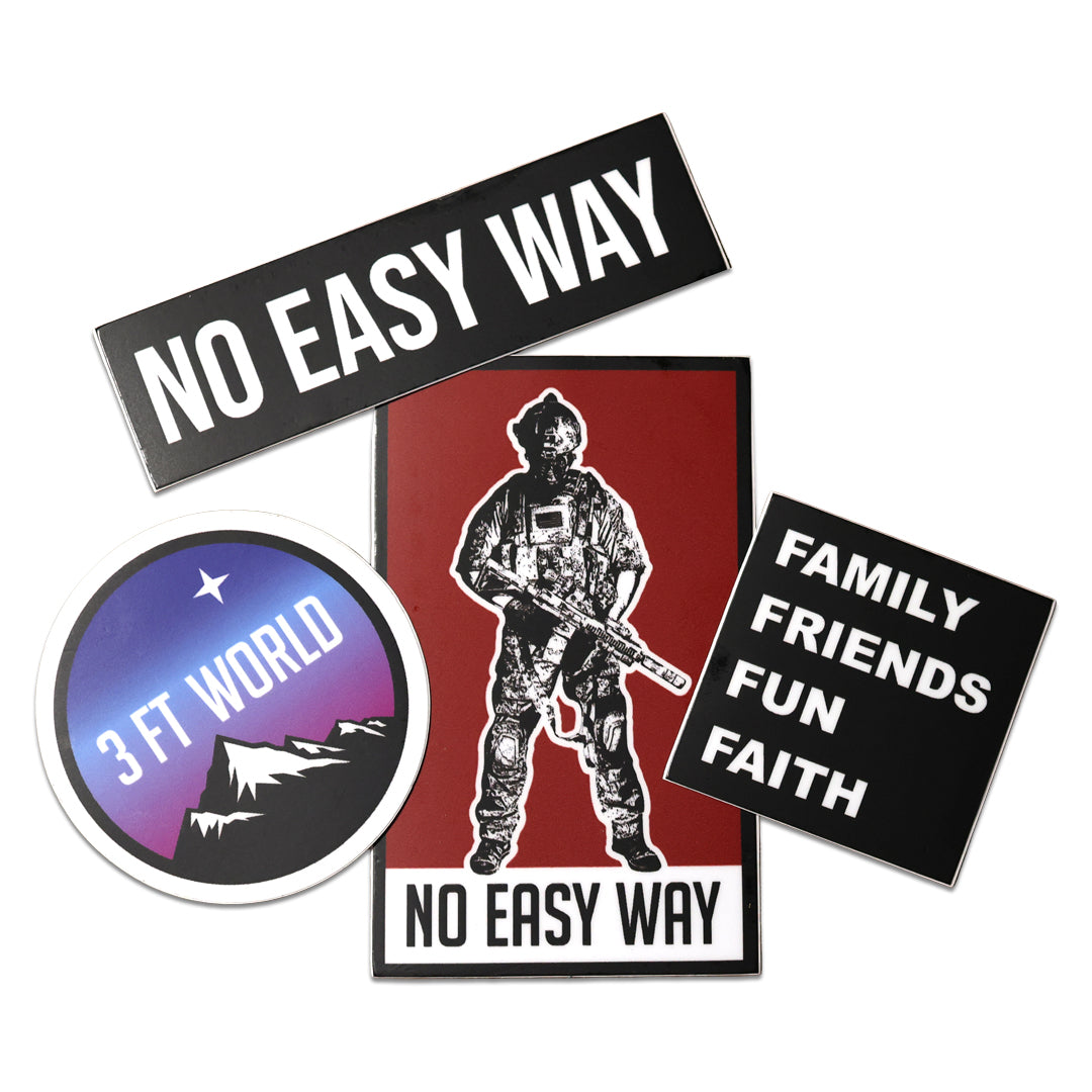NO EASY WAY - Sticker Pack