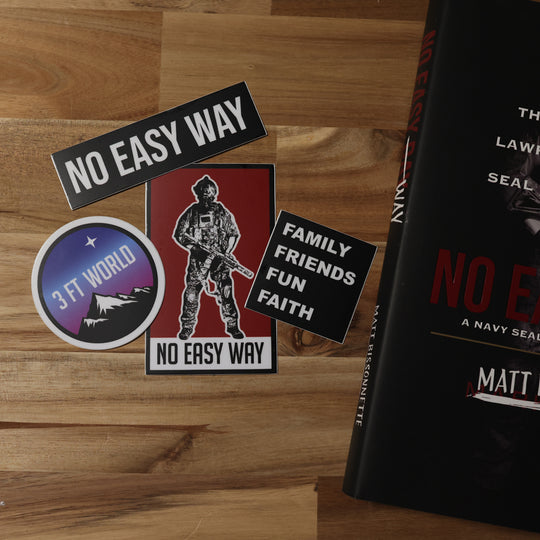 NO EASY WAY - Sticker Pack