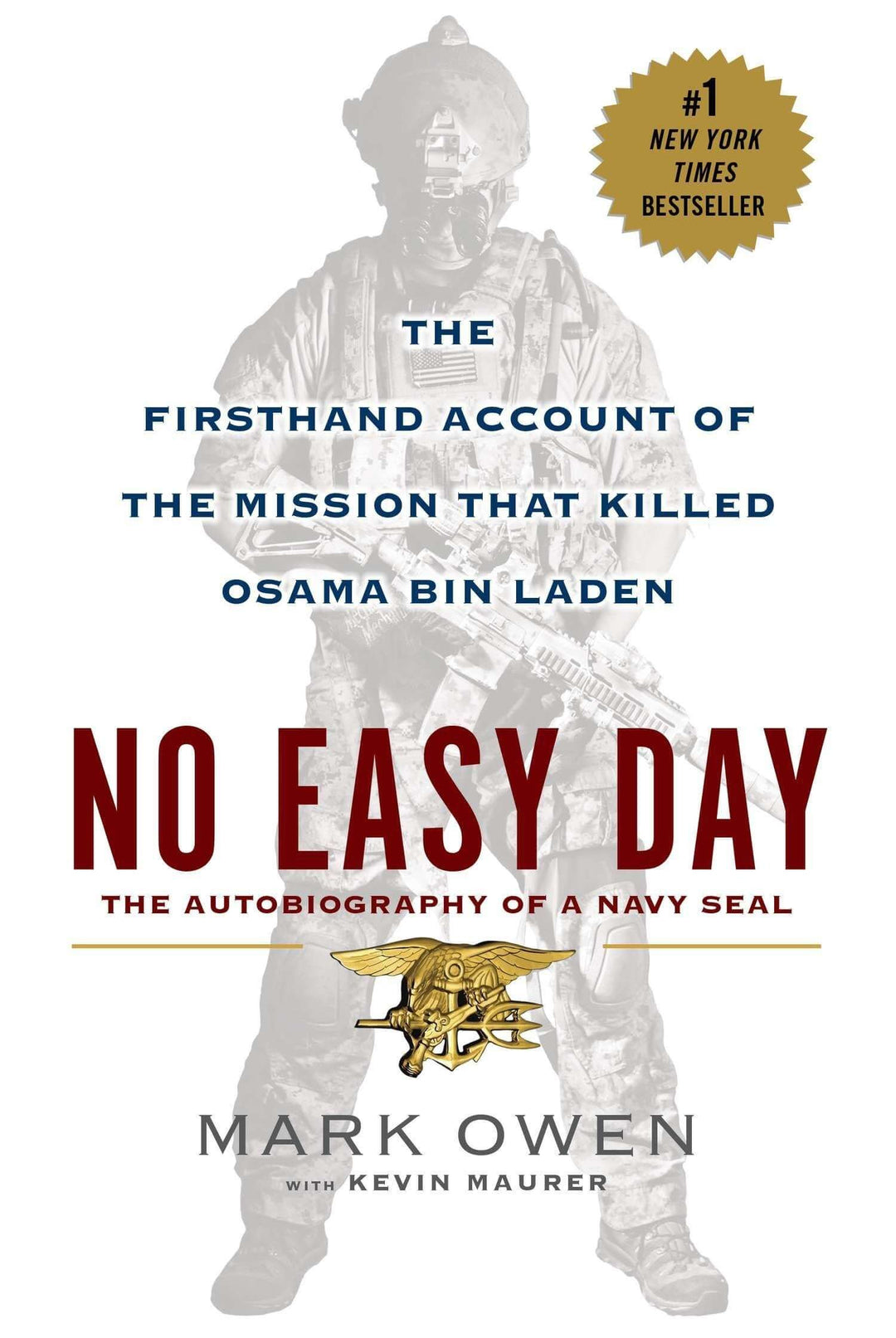 No Easy Day Book by Matt Bissonnette